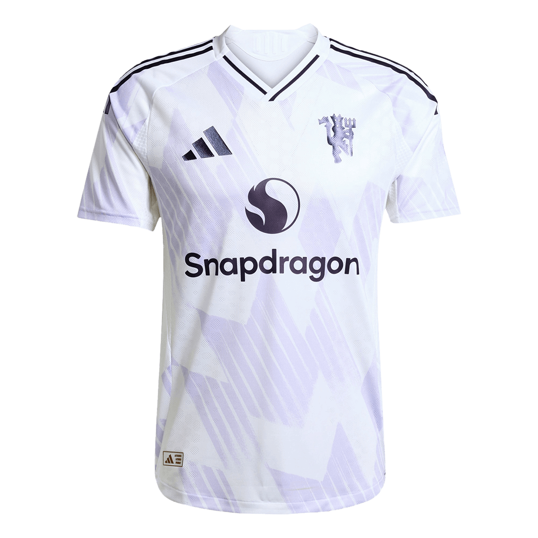 B.FERNANDES #8 Mens Manchester United Away Jersey 2025/26 - Player Version (Slim Fit)