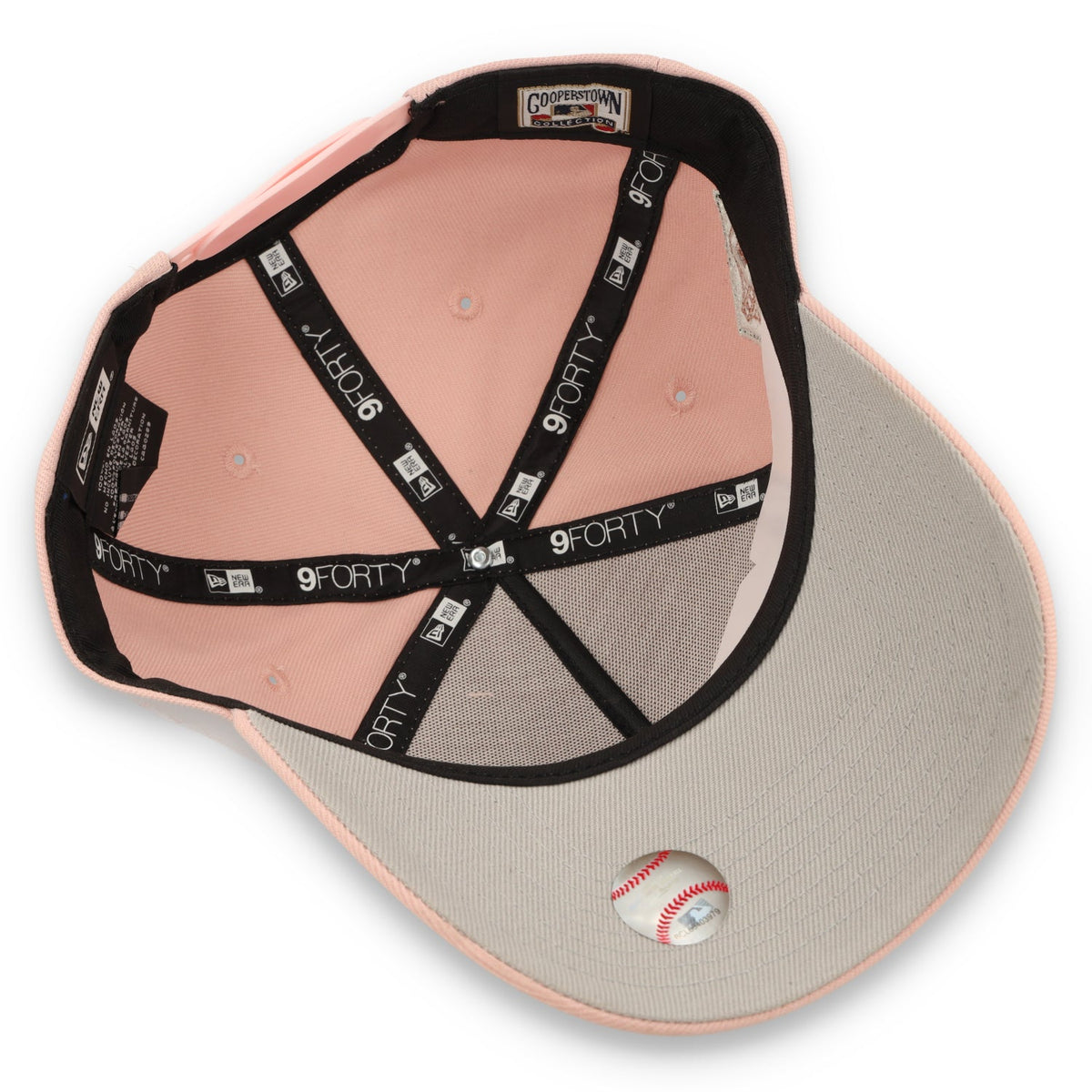 New Era San Francisco Giants 60th Anniversary 9FORTY A-Frame Snapback Hat-Pink Rouge