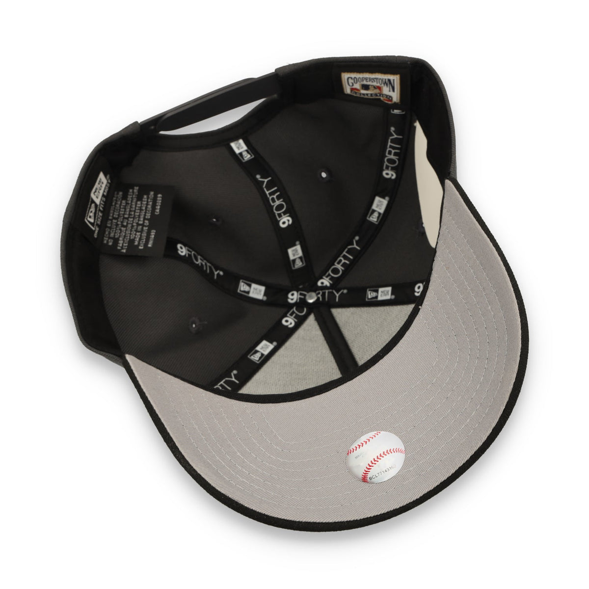 New Era Arizona Diamondbacks 25th Anniversary 9FORTY A-Frame Snapback Hat-Dark Gray/Black