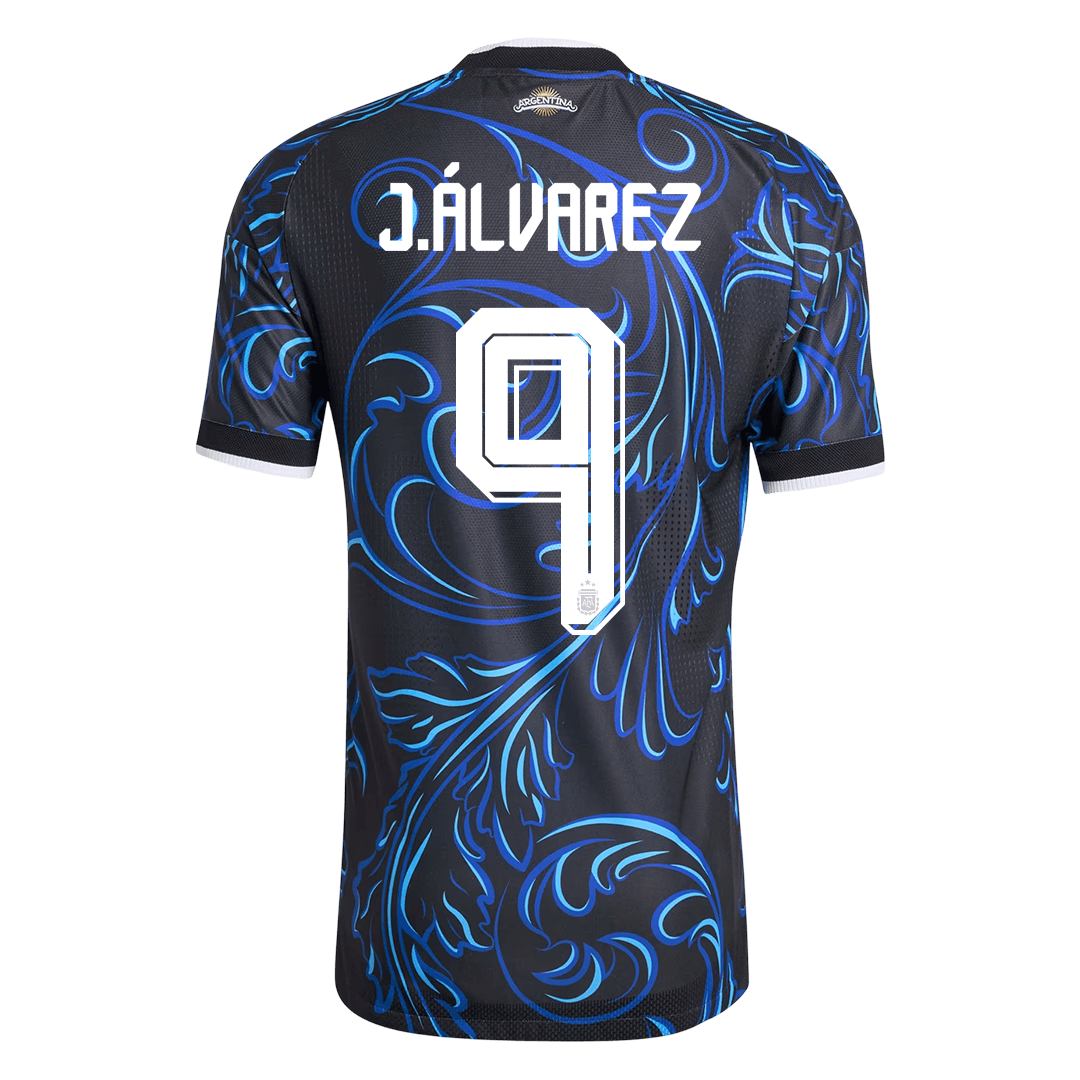 J. ÁLVAREZ #9 Mens Argentina World Cup Away Jersey 2026 - Player Version (Slim Fit)