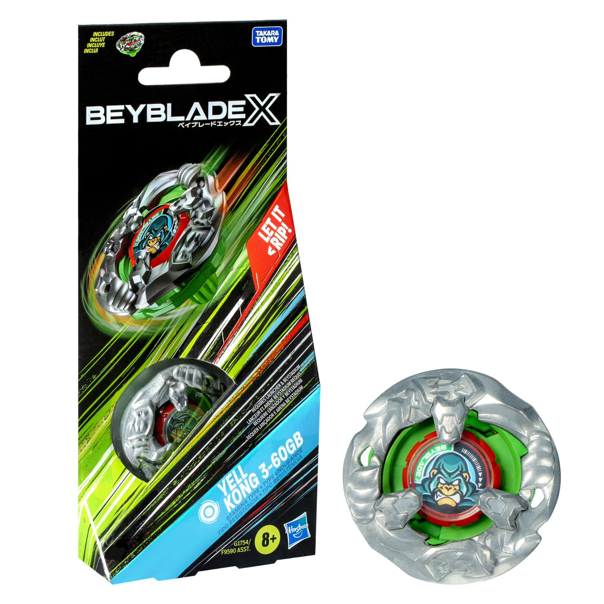 Beyblade: X: Yell Kong 3-60 GB Single Booster