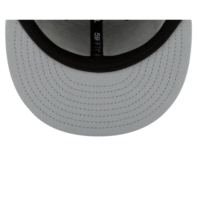 ATLANTA BRAVES NEW ERA BASIC 59FIFTY FITTED-BLACK/WHITE