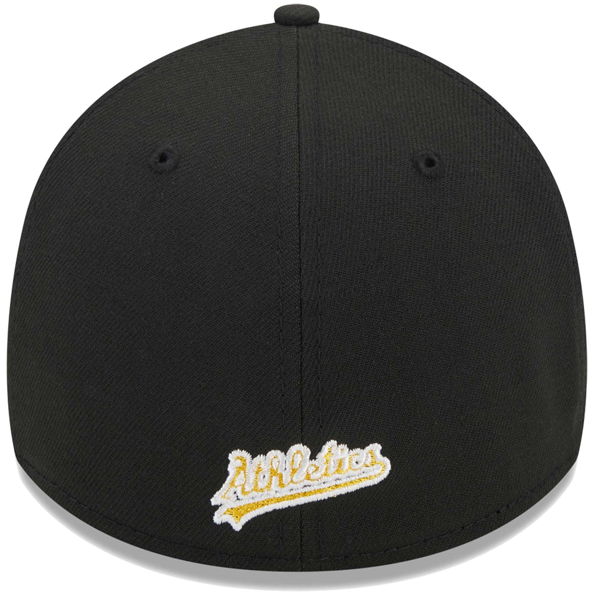 New Era Men's Oakland A's 39Thirty Team Classic Stretch Fit Hat-Black