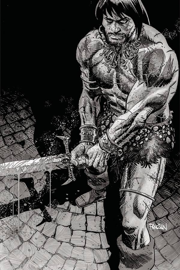 CIMMERIAN HOUR OF DRAGON #1 CVR J 1:50 PANOSIAN B&W INCV