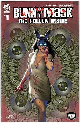 BUNNY MASK HOLLOW INSIDE #1 AFTERSHOCK AMBASSADOR EXCLUSIVE LINSNER VARIANT