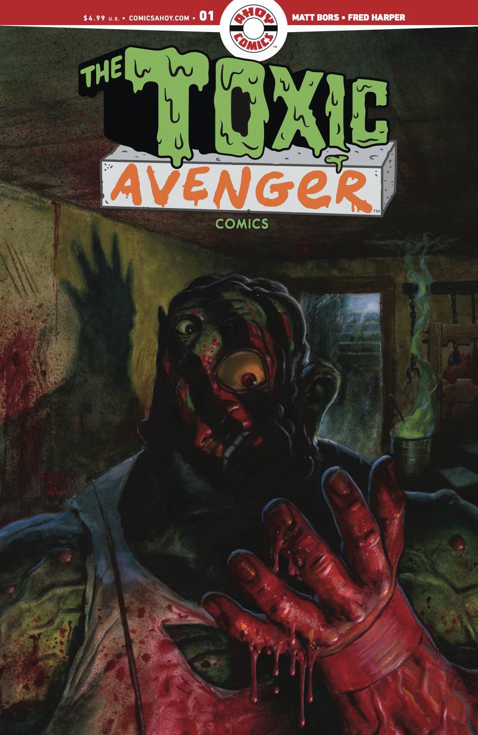 TOXIC AVENGER COMICS #1 CVR A HARPER (MR)