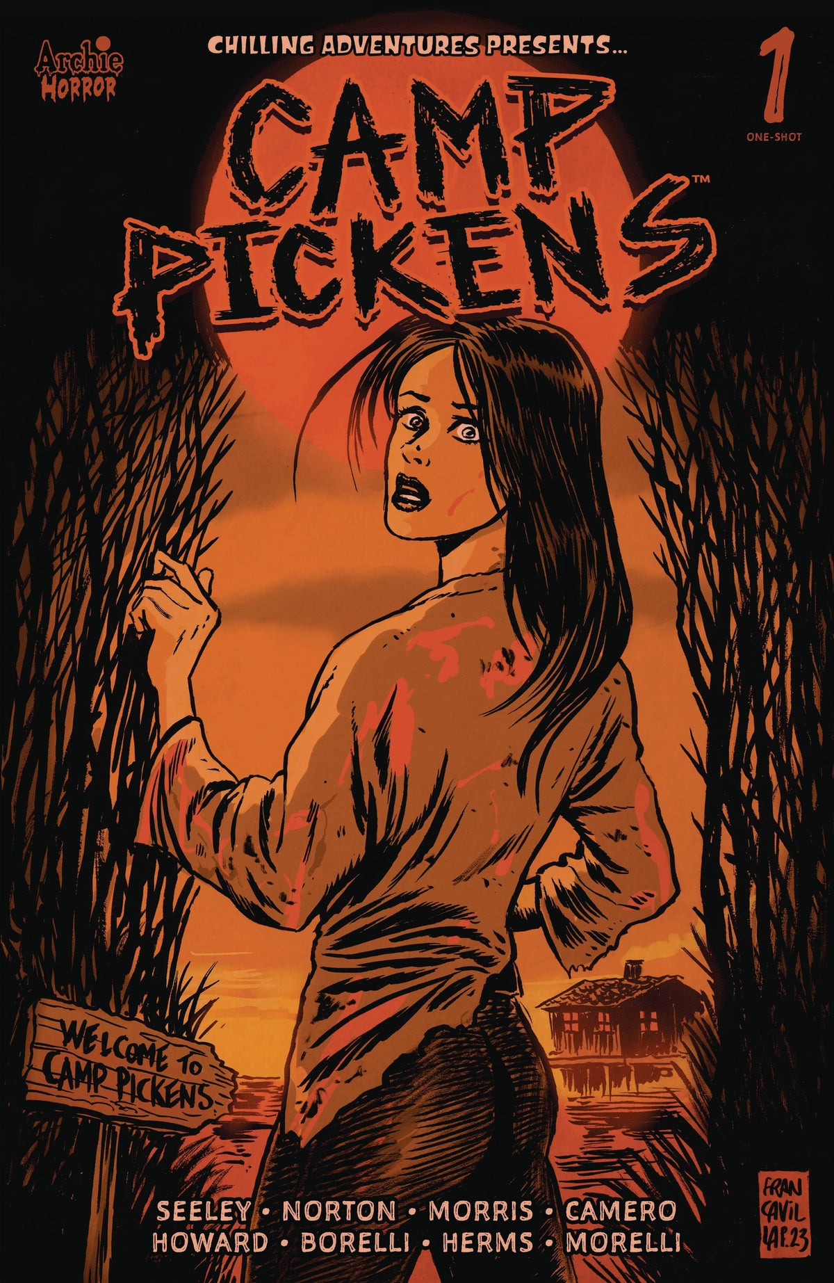 CHILLING ADV CAMP PICKENS ONESHOT CVR B FRANCAVILLA