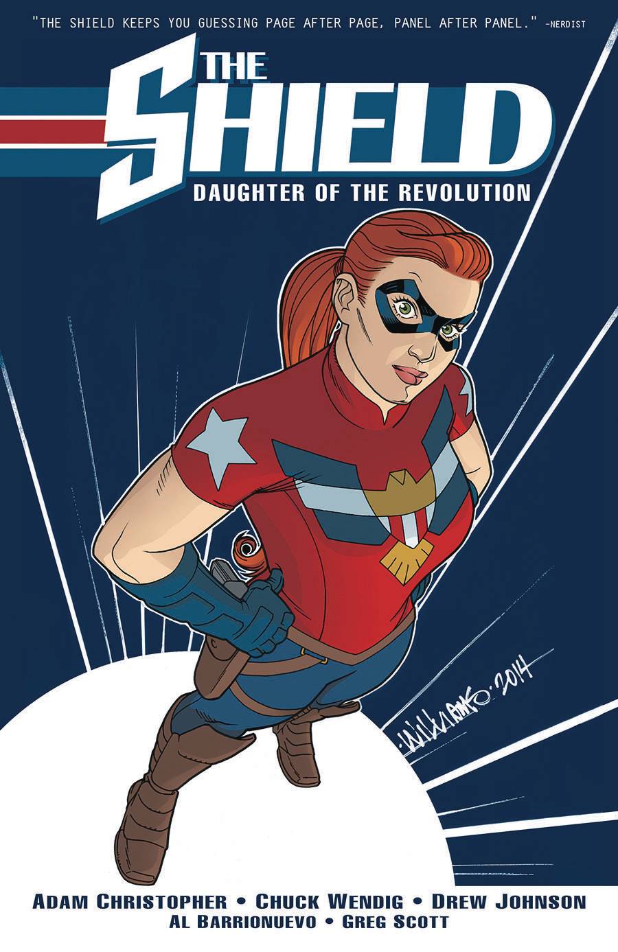 SHIELD (DARK CIRCLE) TP VOL 01 DAUGHTER OF REVOLUTION (MR)