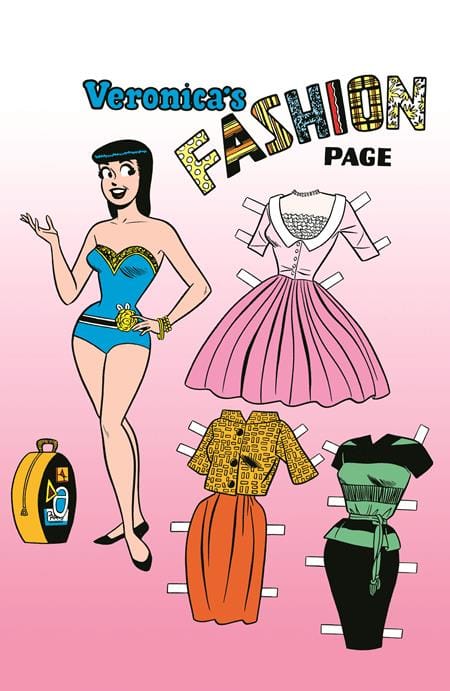 ARCHIE COMICS 85TH ANNIVERSARY PRESENTS BETTY & VERONICA FASHION PAGES (ONE-SHOT) CVR F DAN DECARLO RED FOIL VERONICA PIN-UP VAR (Release Date: 08/26/2026)