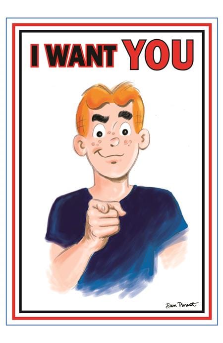 ARCHIE COMICS CELEBRATES AMERICAS 250TH (ONE SHOT) CVR F DAN PARENT UNCLE SAM POSTER FOIL FULL ART VAR
