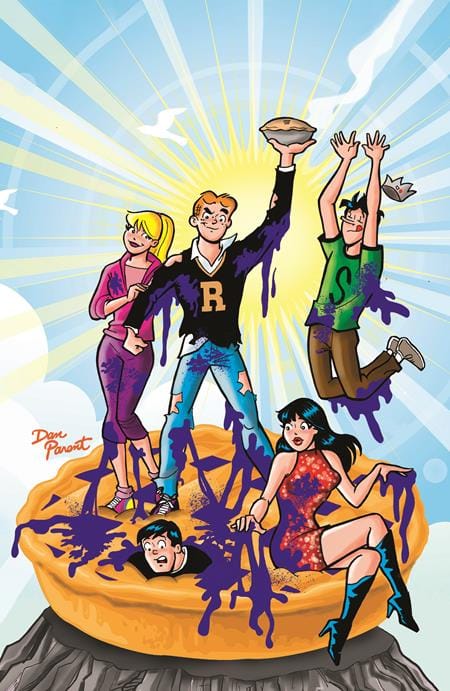 JUGHEAD PIEMAGGEDDON (ONE SHOT) CVR G DAN PARENT FOIL FULL ART VAR