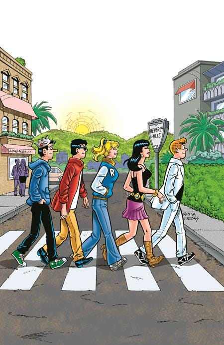 LAUGH #166 FACSIMILE EDITION CVR F REX LINDSEY FOIL FULL ART ABBEY ROAD VAR (Release Date: 08/12/2026)