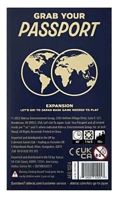 Let's go to Japan Expansion - Grab Your Passport