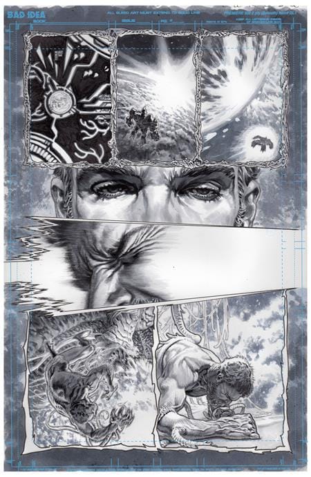 OLYMPUS SAGA MEGALITH #1 (OF 4) CVR AC LEWIS LAROSA ORIGINAL ART EDITION 26 VAR