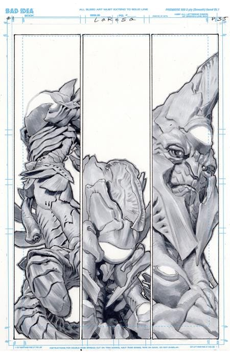 OLYMPUS SAGA MEGALITH #1 (OF 4) CVR V LEWIS LAROSA ORIGINAL ART EDITION 19 VAR