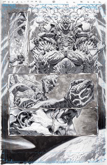 OLYMPUS SAGA MEGALITH #1 (OF 4) CVR AF LEWIS LAROSA ORIGINAL ART EDITION 29 VAR