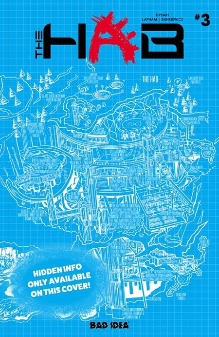 HAB #3 (OF 5) CVR C DAVID LAPHAM BLUEPRINT VAR