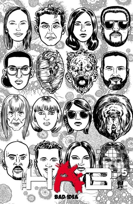 HAB #5 (OF 5) CVR C DAVID LAPHAM BW OUTBREAK SKULLS VAR (Release Date: 08/26/2026)