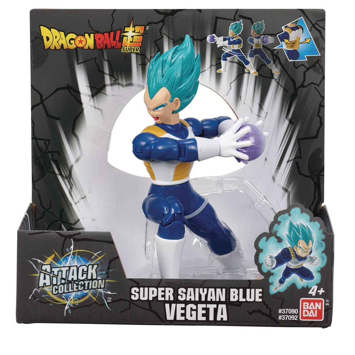 Bandai: Dragon Ball Super - Vegeta, Super Saiyan Blue (Attack Collection)