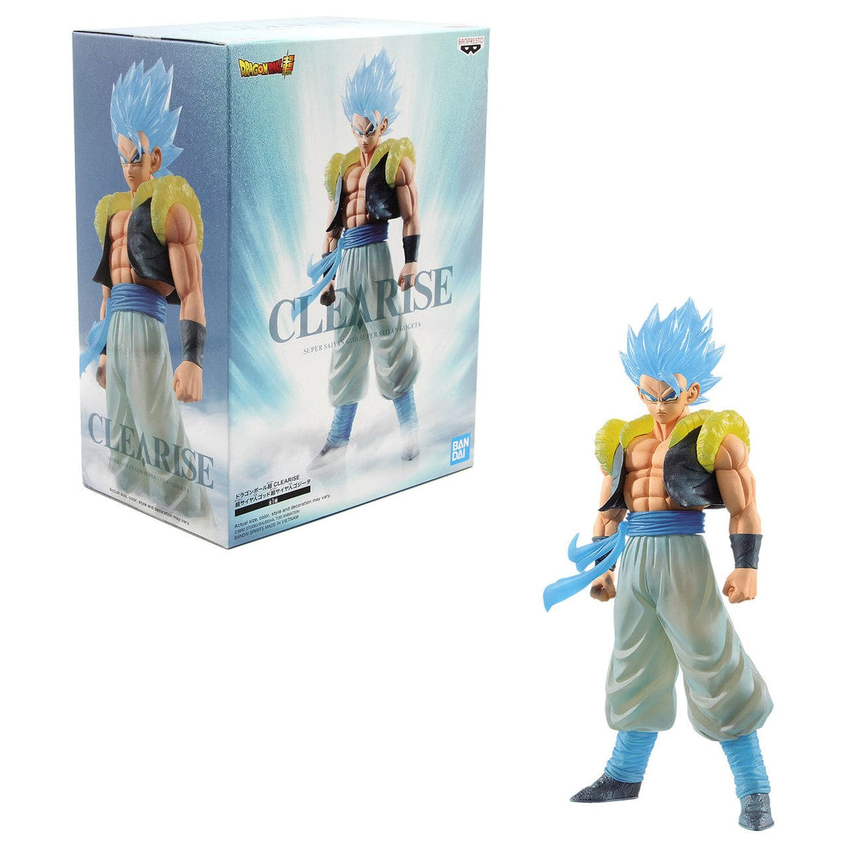 Banpresto: Dragon Ball Super - Gogeta, Super Saiyan God Clearrise