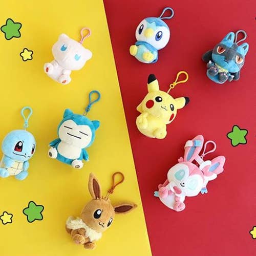 POKEMON CUTIE POP PLUSH BACKPACK KEYCHAIN - MEW 11CM