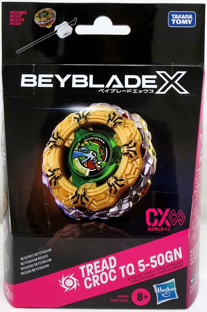 Beyblade X Starter Pack - Tread Croc TQ 5-50GN With Launcher