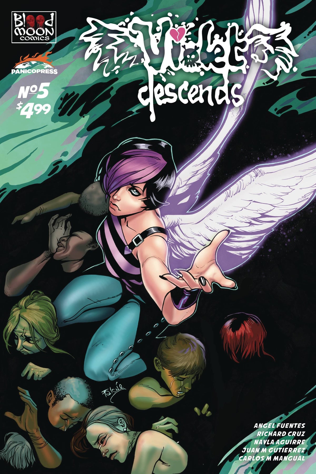 VIOLET DESCENDS #5 (OF 5) CVR B NAYLA AGUIRRE