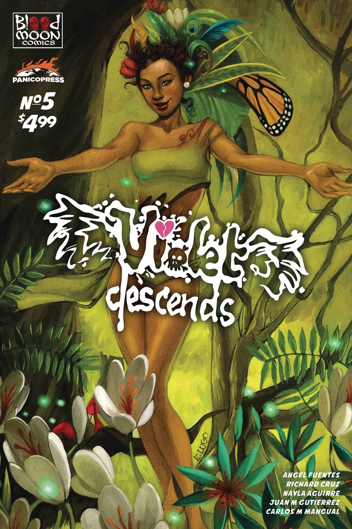 VIOLET DESCENDS #5 (OF 5) CVR C ERICKA LUGO