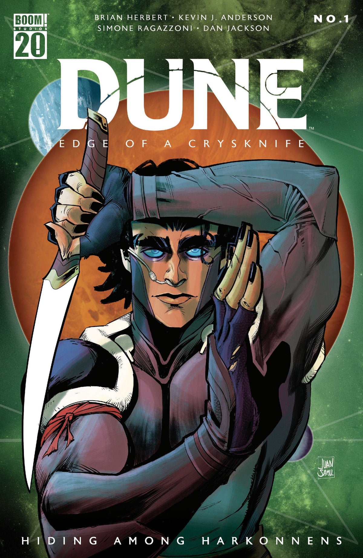 Dune: Edge of a Crysknife: Hiding Among Harkonnens #1 B Variant (Dressed, Samu)