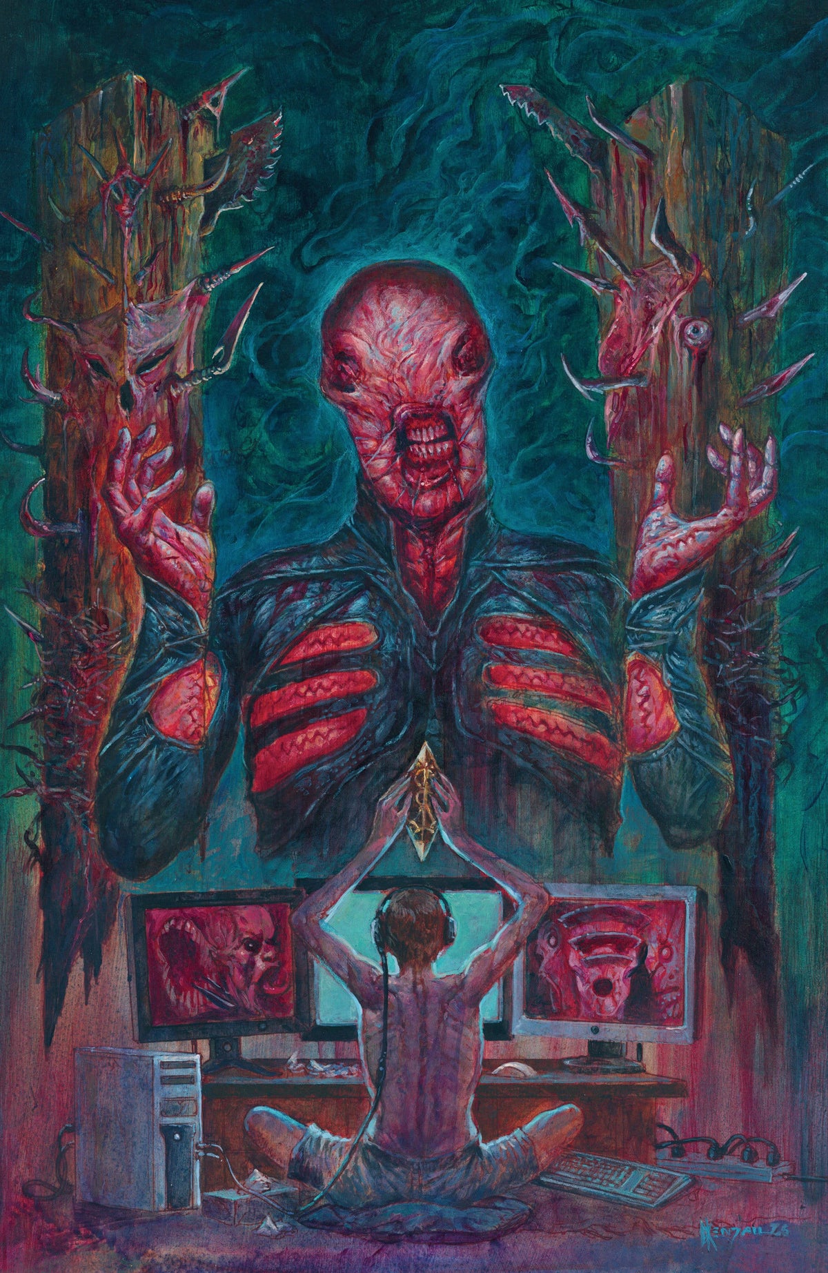 Hellraiser: Resurrections - The Onanistic Ritual #1 F Unlimited Variant (Full Art, Kendall) (Release Date: 09/09/2026)