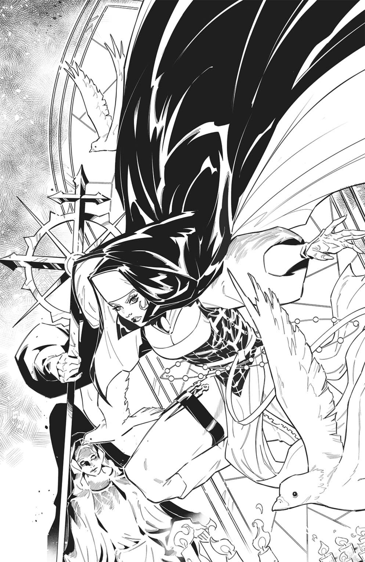 Marian Heretic #1 ZB 2nd Printing (Full Art, Inks, Jaro)