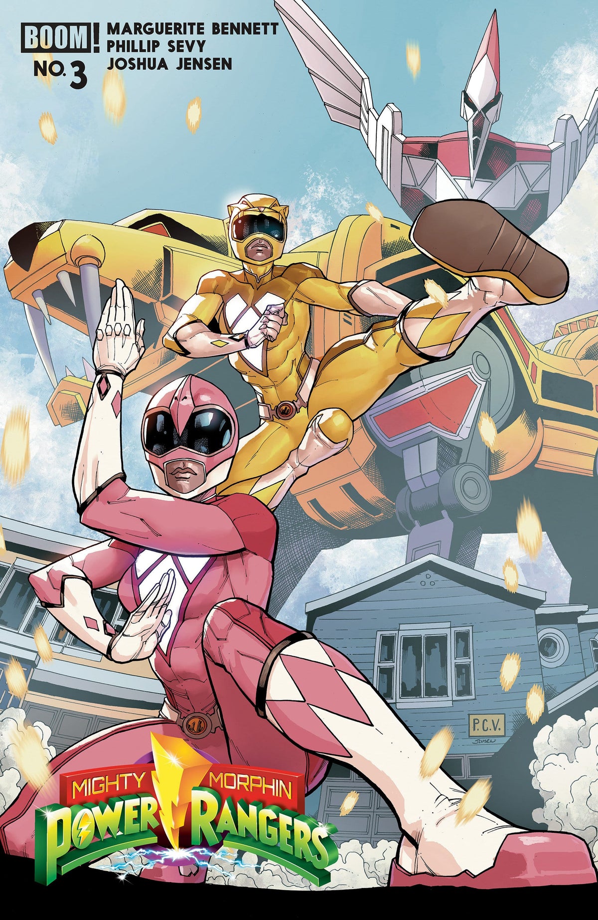 Mighty Morphin Power Rangers (2026) #3 B Variant (Dressed, Sevy) (Release Date: 08/26/2026)