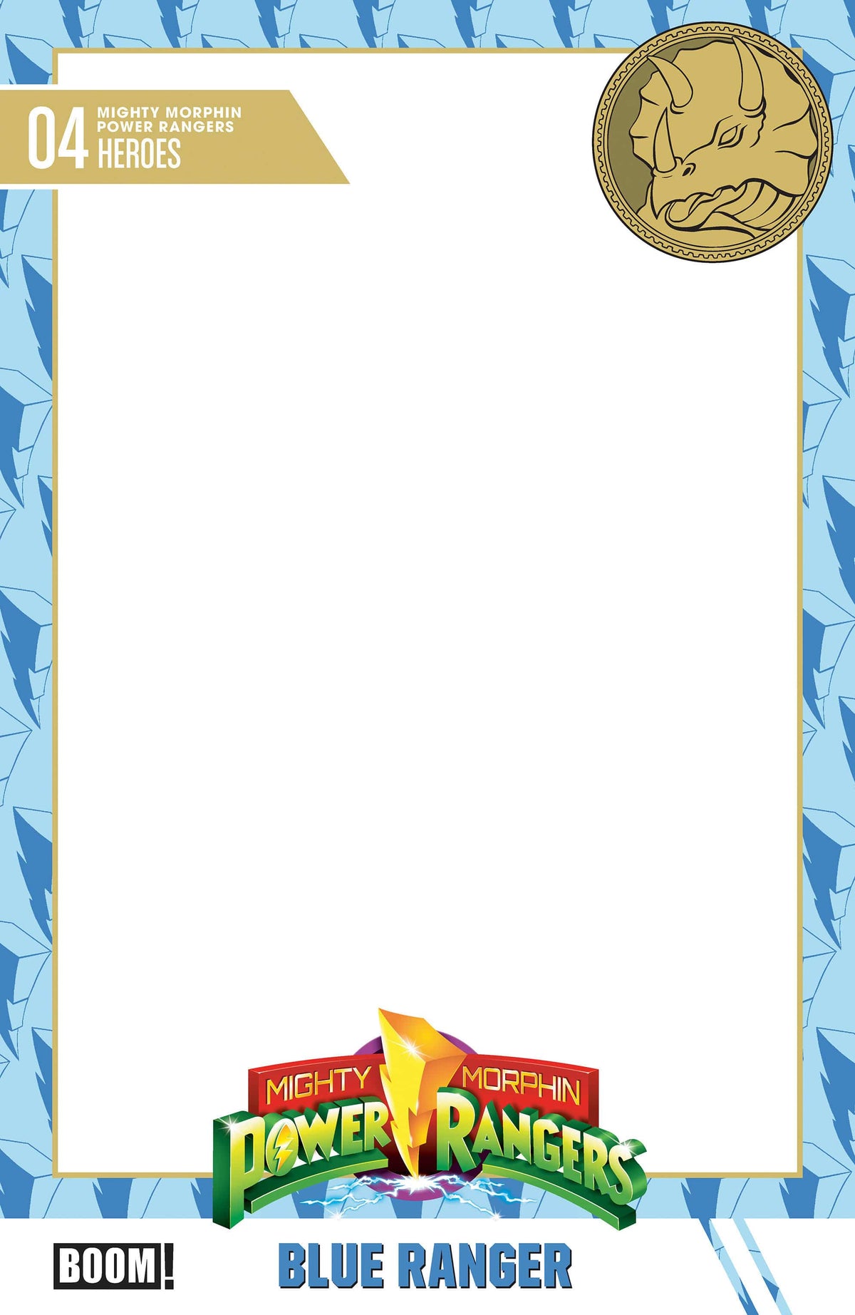 Mighty Morphin Power Rangers (2026) #4 D Trading Card Blank Sketch Variant (Release Date: 09/23/2026)