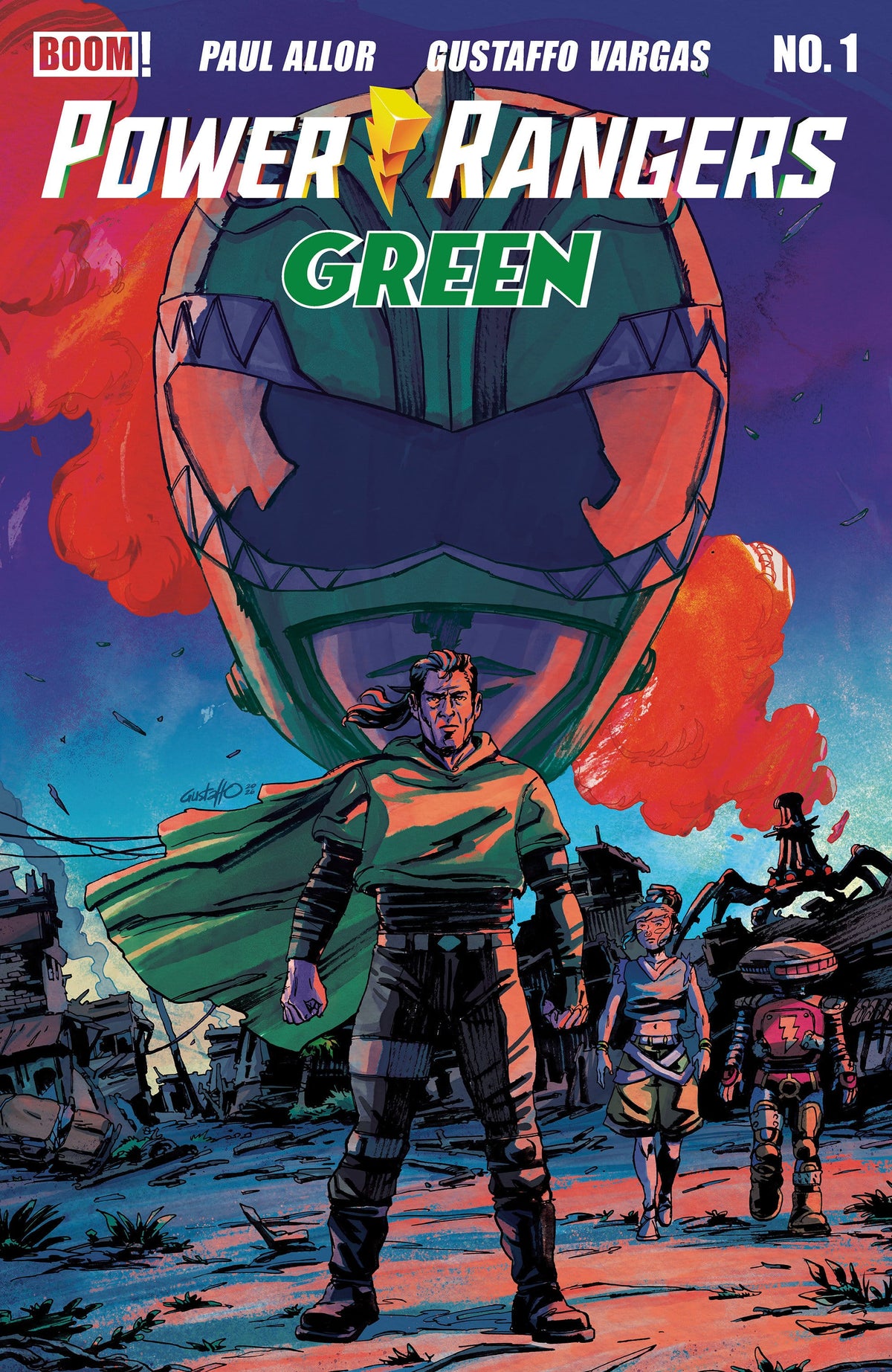 Power Rangers Green #1 B Variant (Dressed, Vargas) (Release Date: 08/05/2026)