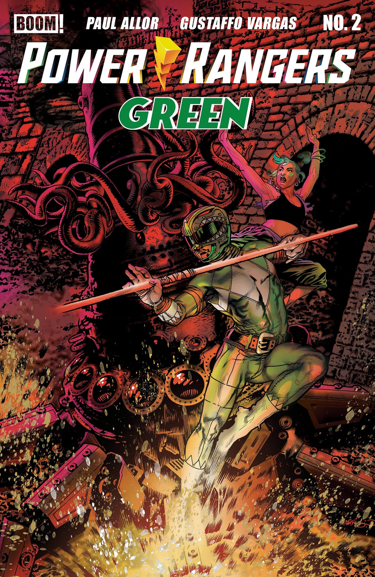 Power Rangers Green #2 A Main (Dressed, Harris) (Release Date: 09/16/2026)