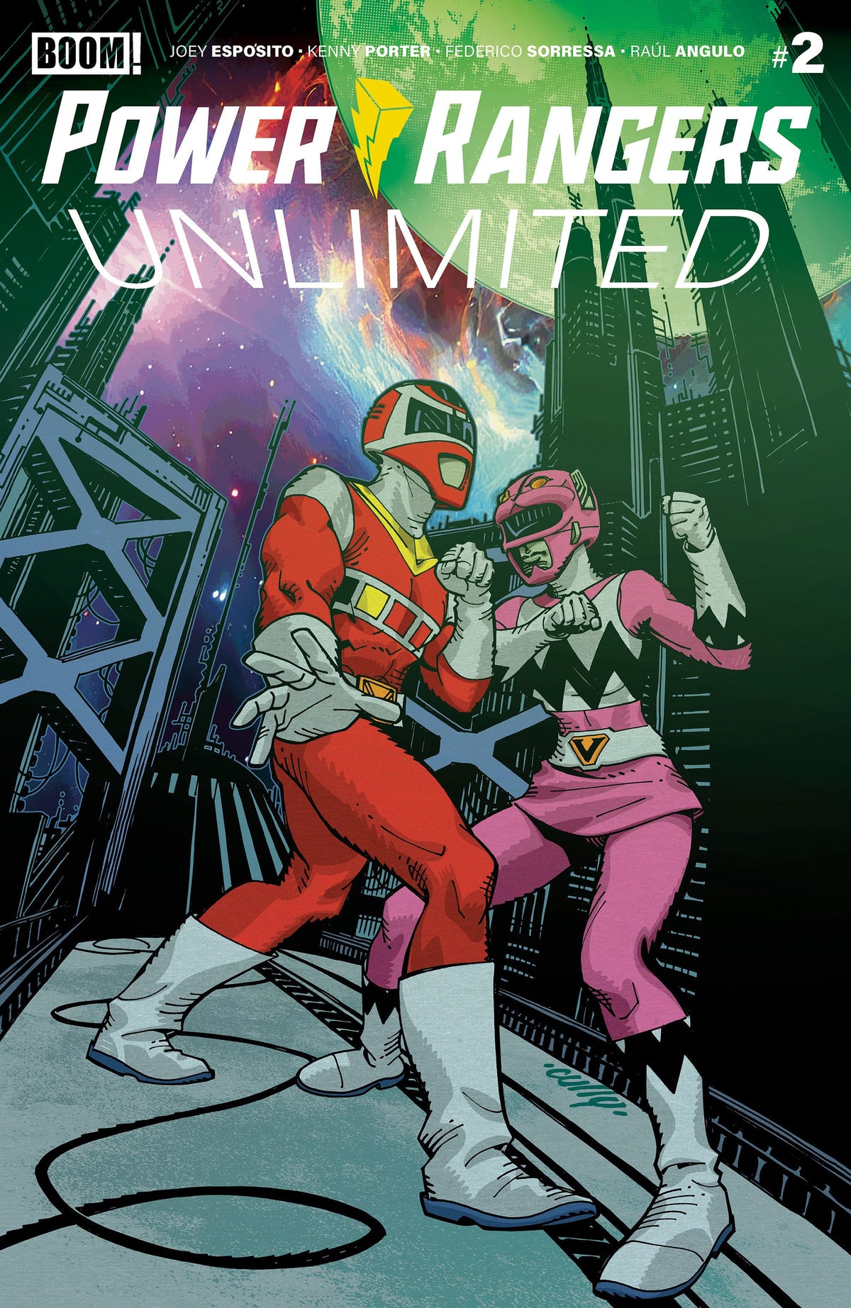 Power Rangers Unlimited #2 B Variant (Dressed, Hamner) (Release Date: 08/12/2026)
