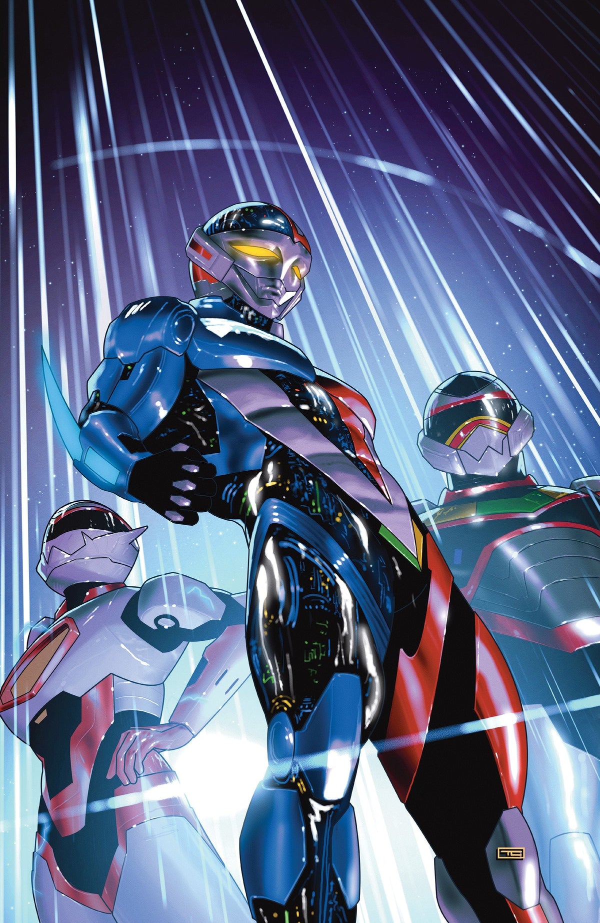 VR Troopers #1 E Foil Variant (Full Art, Clarke)