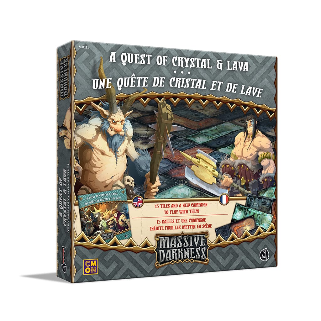Massive Darkness: Quest of Crystal & Lava - Campaign & Tiles Set