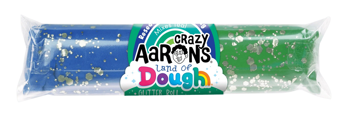 Crazy Aarons - GREEN/BLUE GLITTER DOUGH ROLL