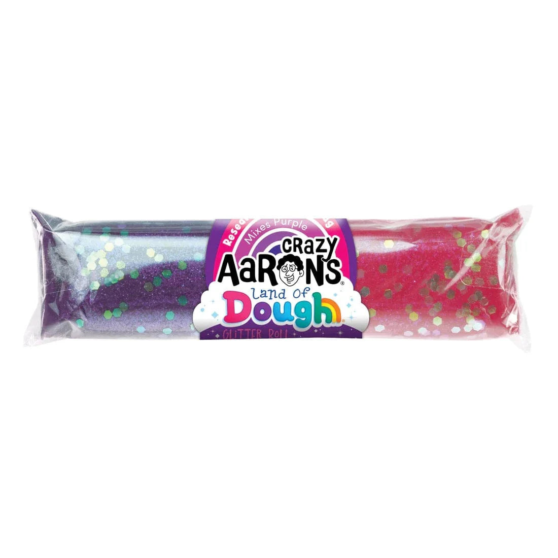 Crazy Aarons - PURPLE/PINK GLITTER DOUGH ROLL