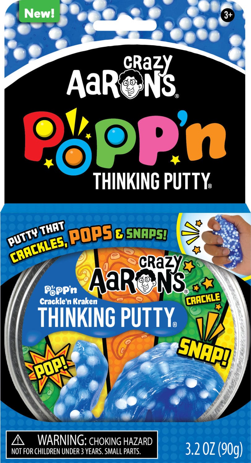 Crazy Aarons: Popp'n Thinking Putty - Crackle'n Kraken