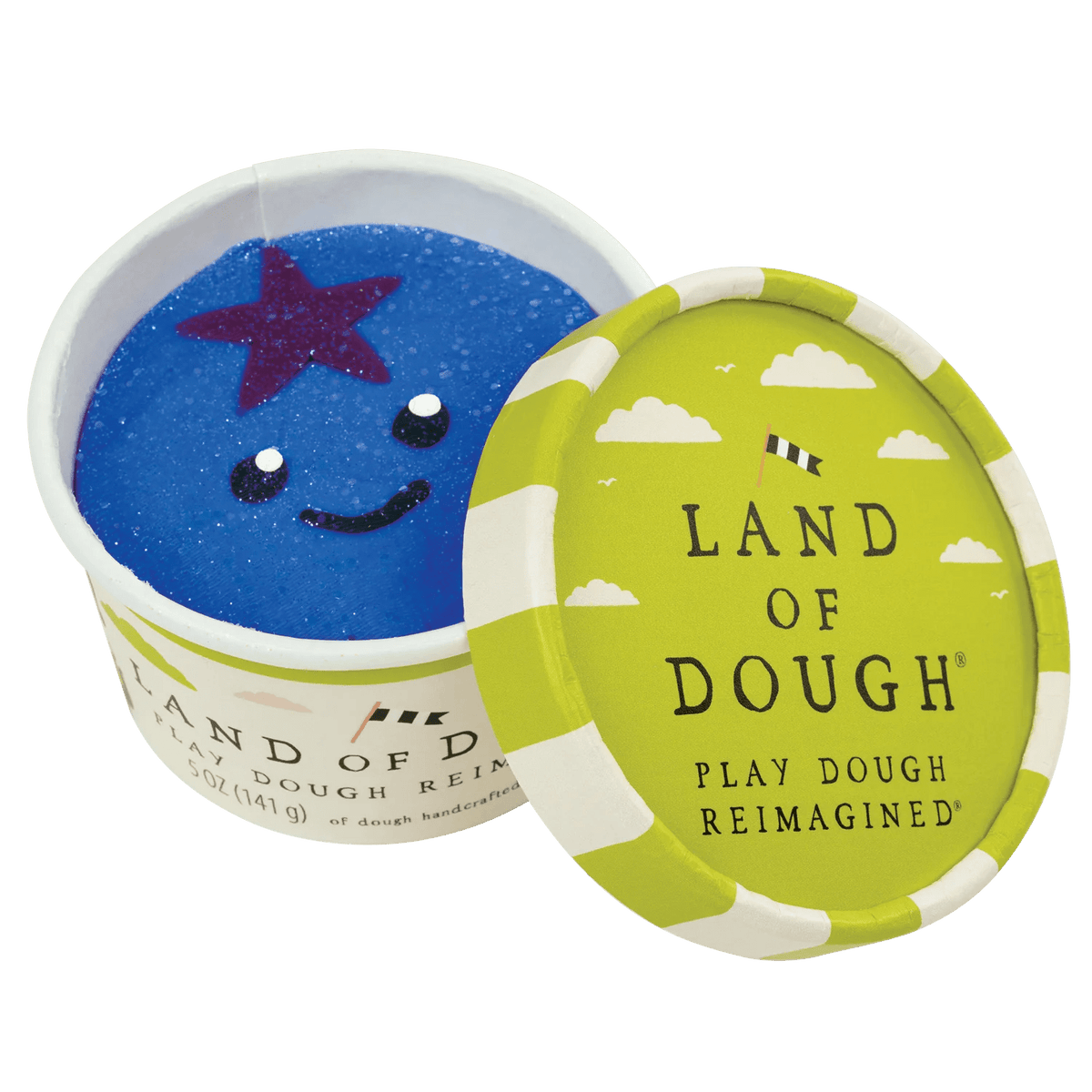 Land of Dough - 5oz. Medium Cup, Blueberry Barry