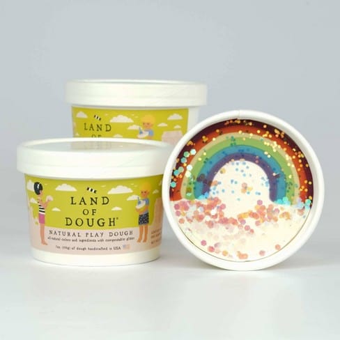 Land of Dough - 7oz. Luxe Large Cup, Over the Rainbow