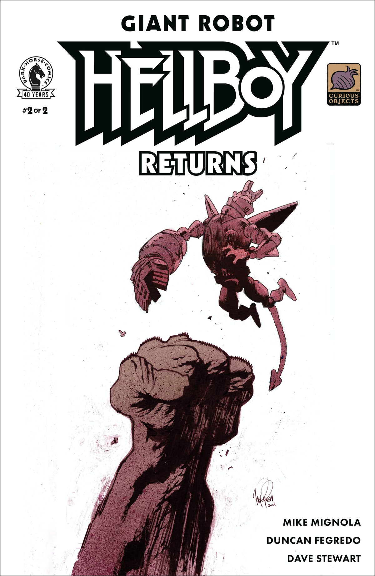Giant Robot Hellboy Returns #2 (CVR B) (James Harren) (Release Date: 09/02/2026)