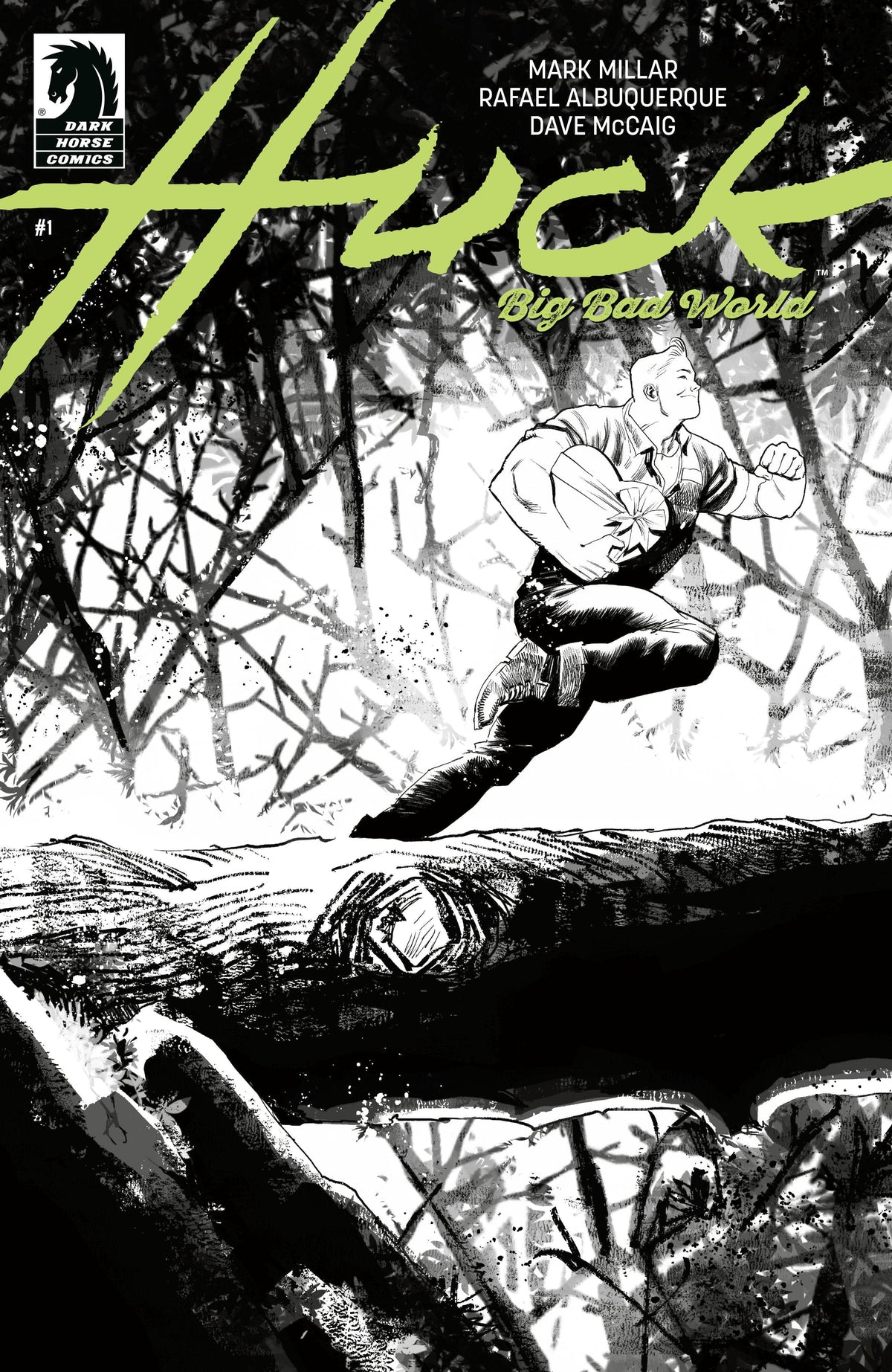 Huck: Big Bad World #1 (CVR B) (B&W) (Rafael Albuquerque)