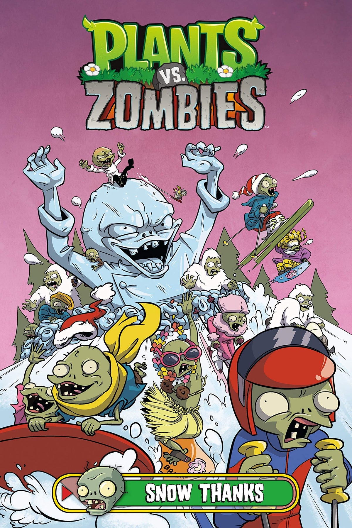 Plants Vs Zombies HC Snow Thanks New Ptg