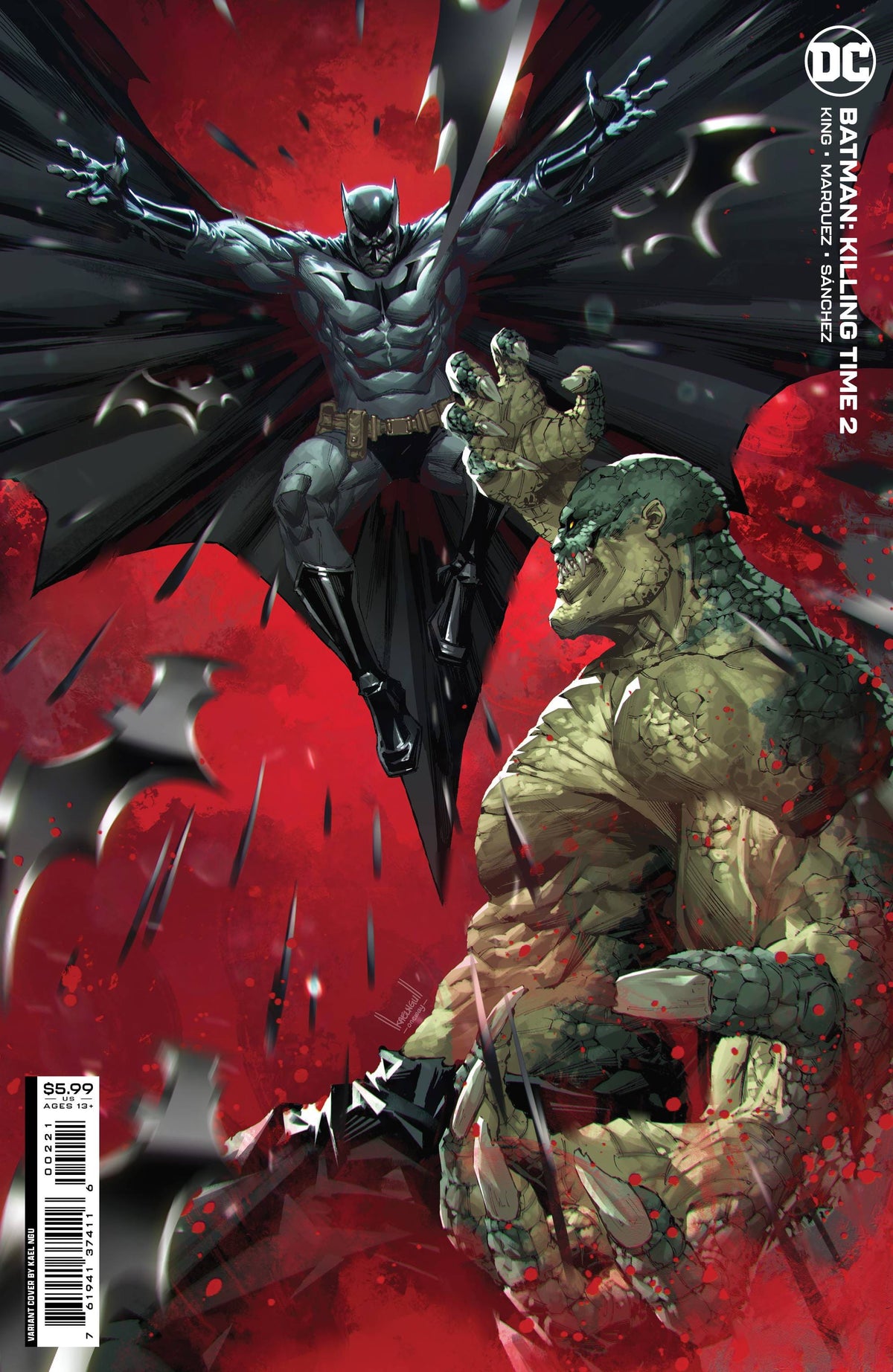 BATMAN KILLING TIME #2 CVR B NGU CARDSTOCK