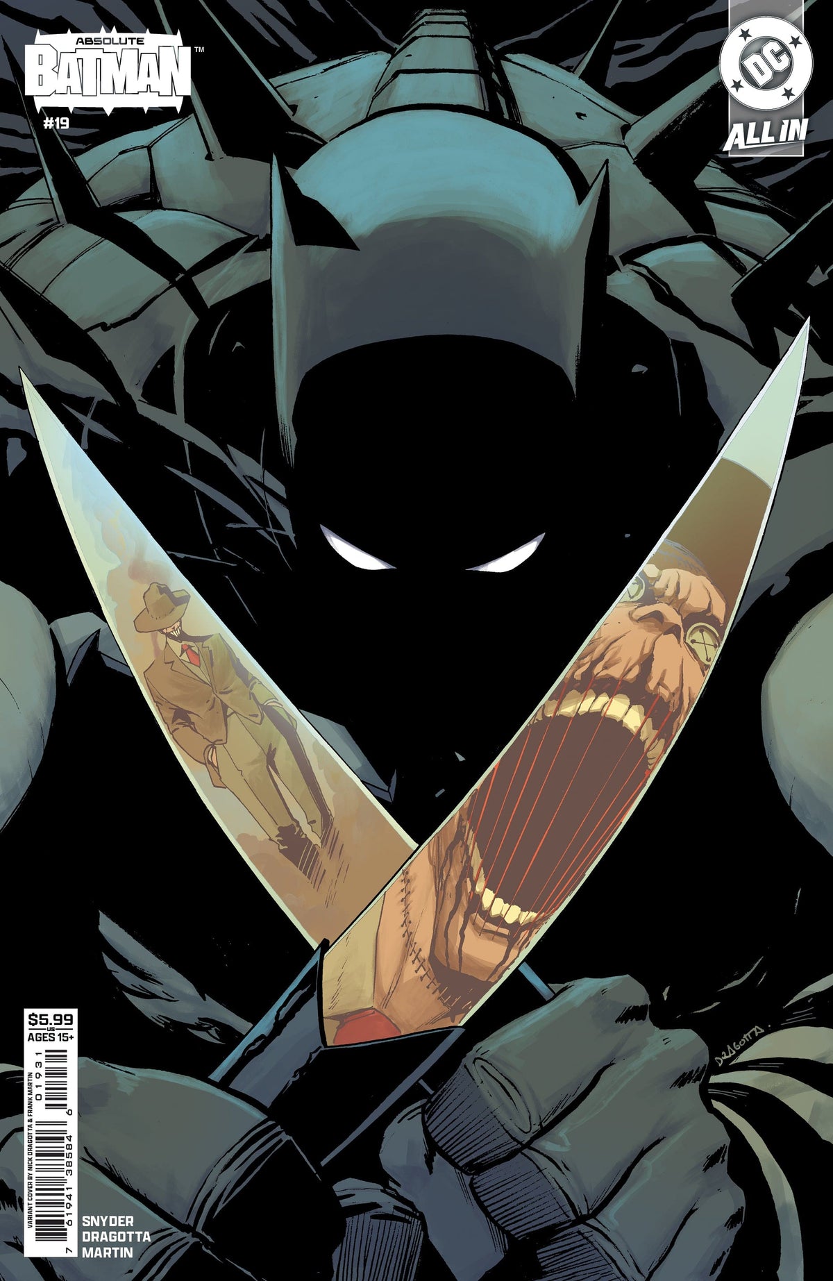 ABSOLUTE BATMAN #19 CVR C NICK DRAGOTTA CARD STOCK VAR