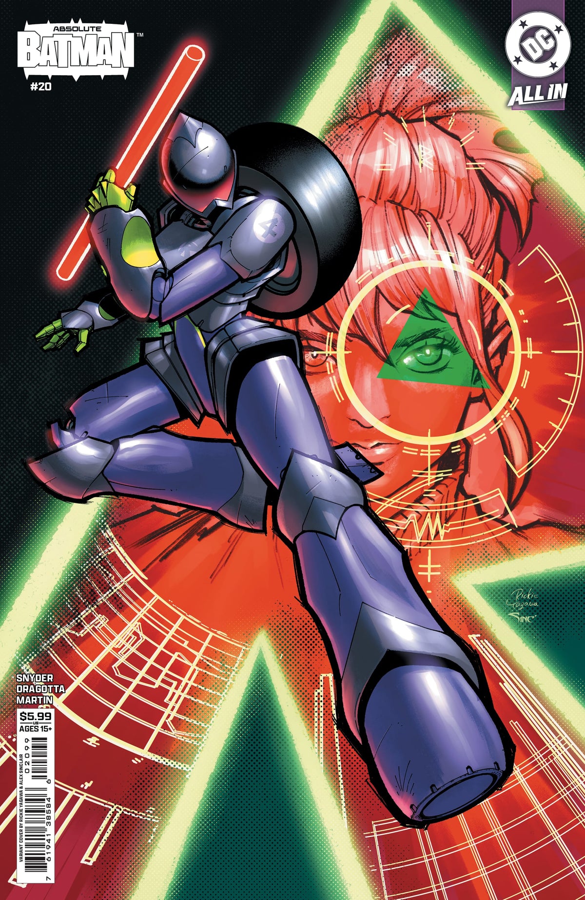 ABSOLUTE BATMAN #20 CVR H RICKIE YAGAWA ALEX SINCLAIR ROBINS STEPHANIE BROWN CARD STOCK VAR