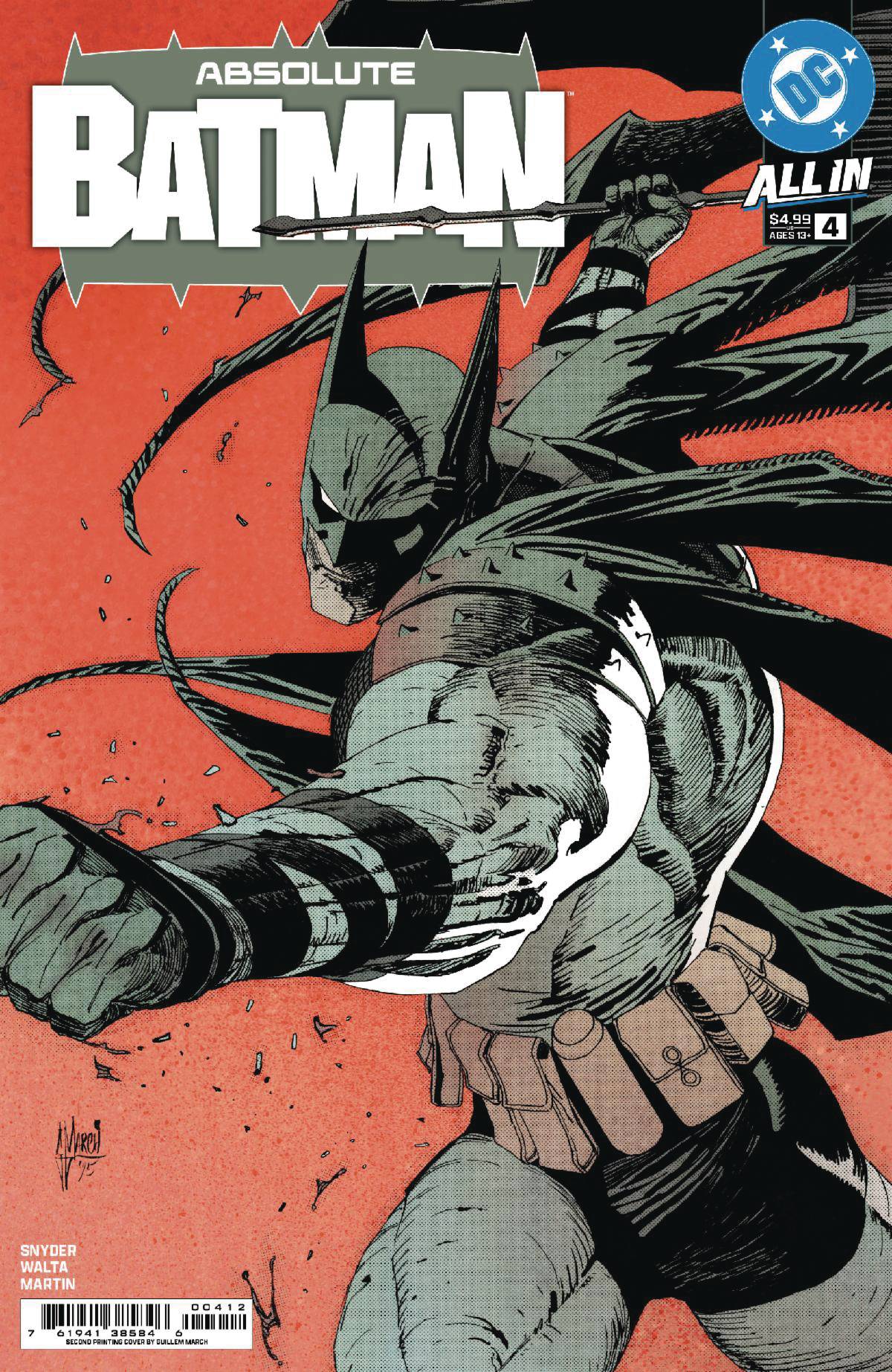ABSOLUTE BATMAN #4 2ND PTG CVR A GUILLEM MARCH